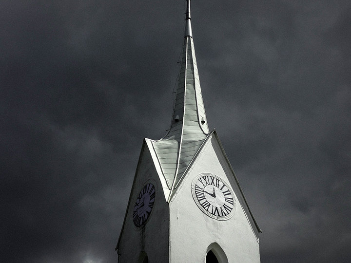 Church Steeple and Clock