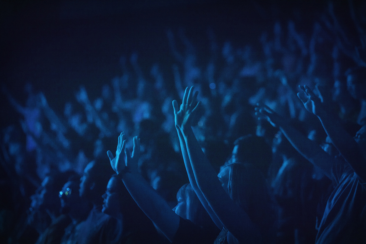 Raised Hands in Worship