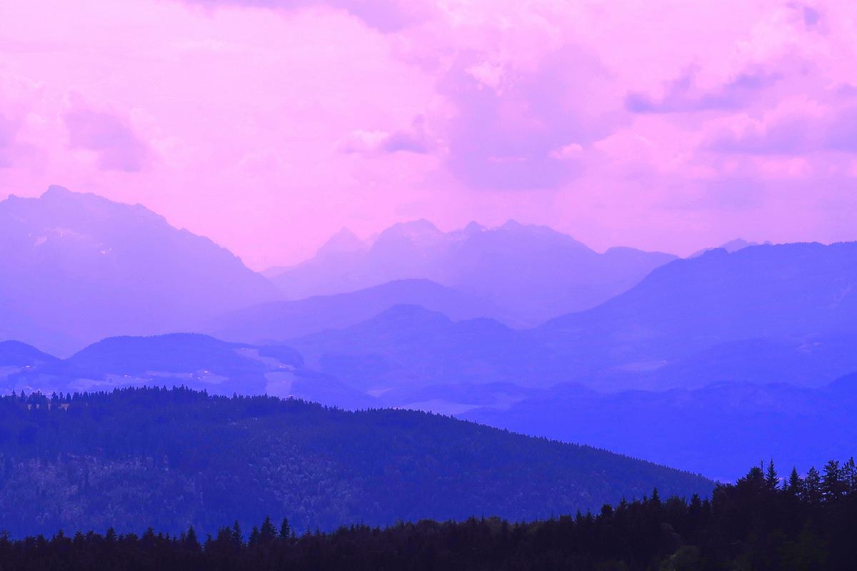 Purple Mountains Mist