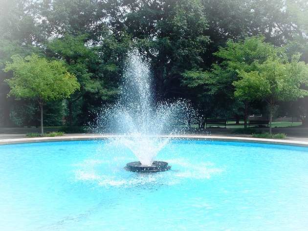 Fountain at Samford University