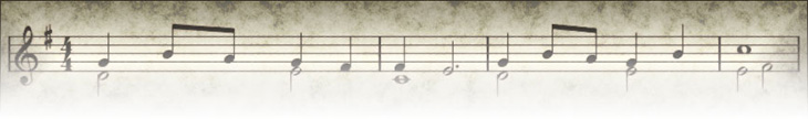 Upper Music Score